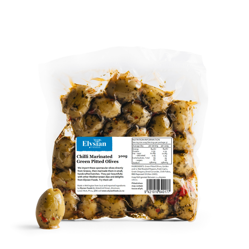 Chilli Marinated Olives - 300g/2kg