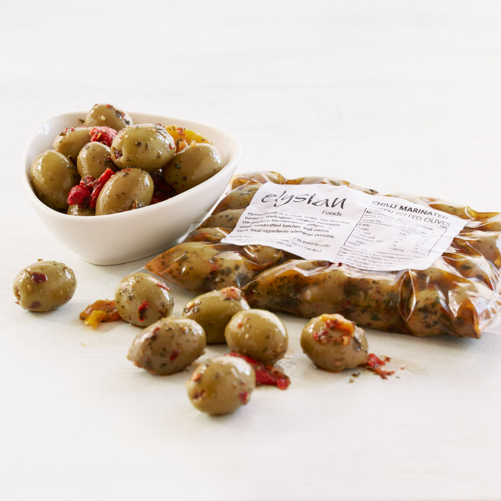 Chilli Marinated Olives - 300g/2kg